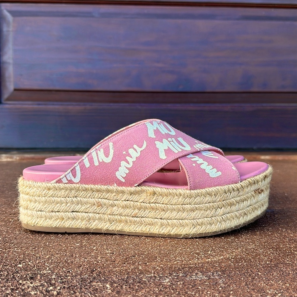 Miu Miu Platform Espadrilles - image 1